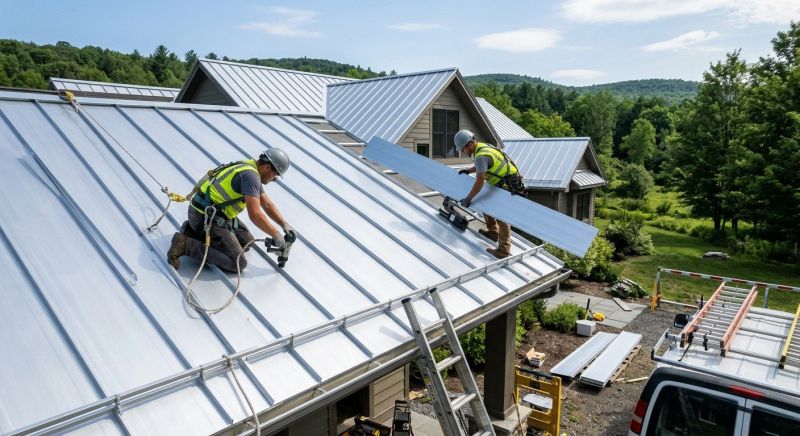 Aluminum Roof Installation in Aurora, IN