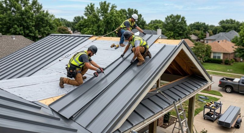 Aluminum Roof Installation in Guilford, IN