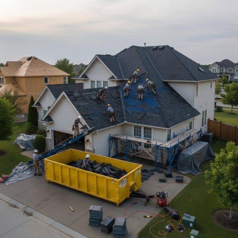 Asphalt Roof Replacement in Guilford, IN
