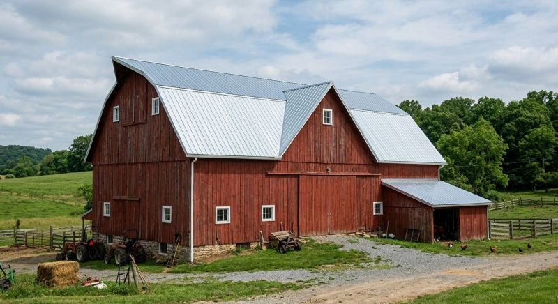 Barn Roof Replacement in Harrison, OH