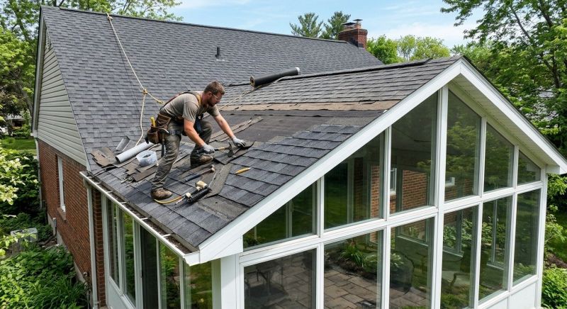 Damaged Roof Replacement in Walton, KY