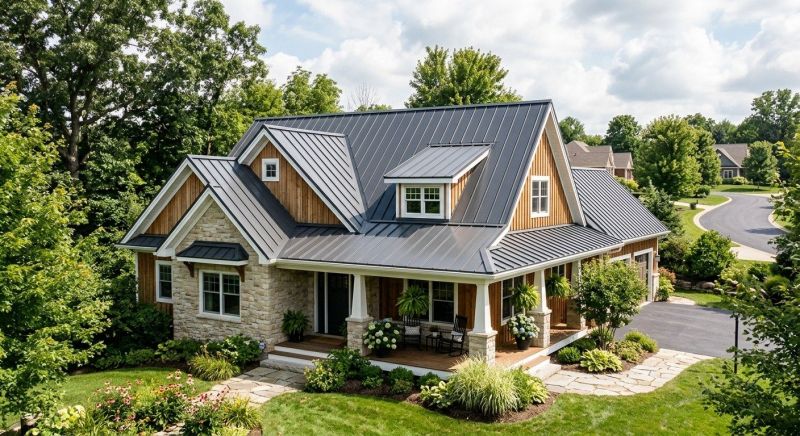 Metal Roof Replacement in Aurora, IN