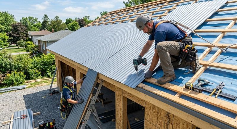 Sheet Roofing Installation in Harrison, OH