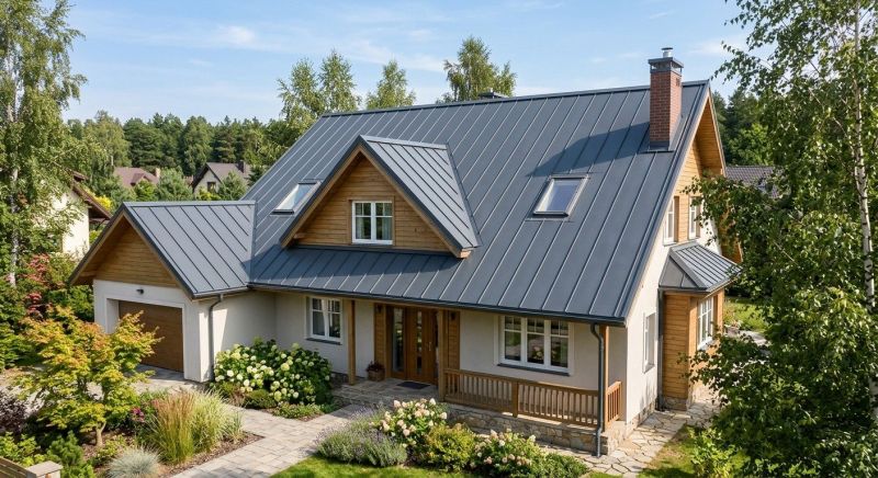 Steel Roof Replacement in Aurora, IN