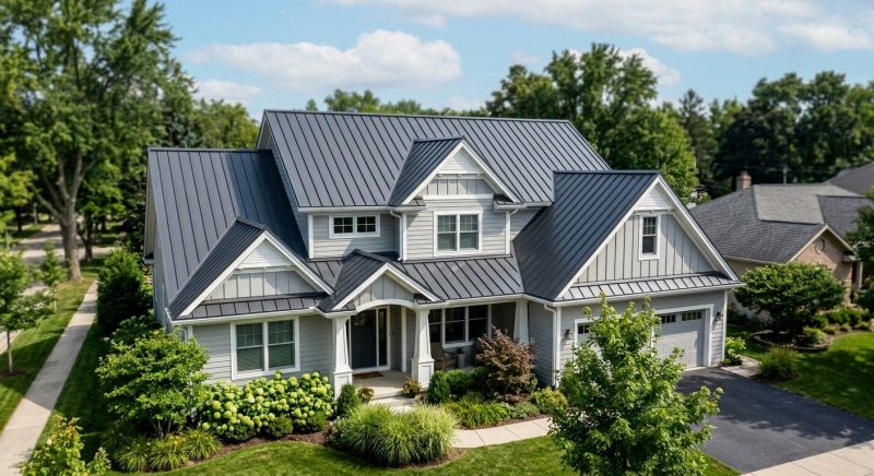Steel Roof Replacement in Lawrenceburg, IN